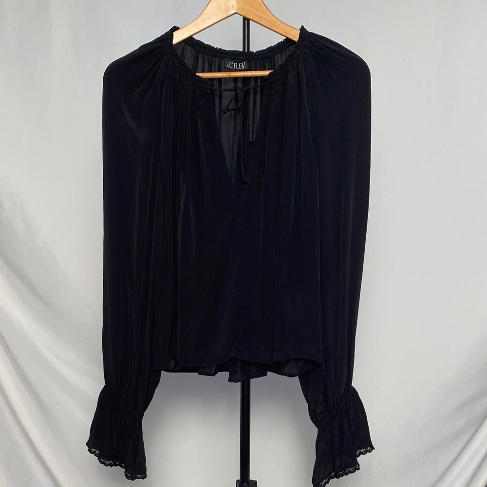 (NWOT) - Jcrew sheer viscose blouse